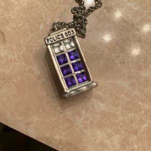 BRITISH POLICE box Necklace